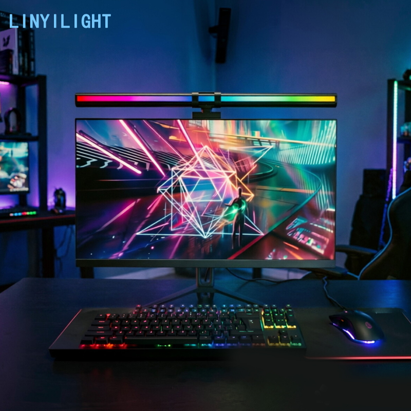 Home Office Work - 60/80cm RGB Light LED Monitor Light