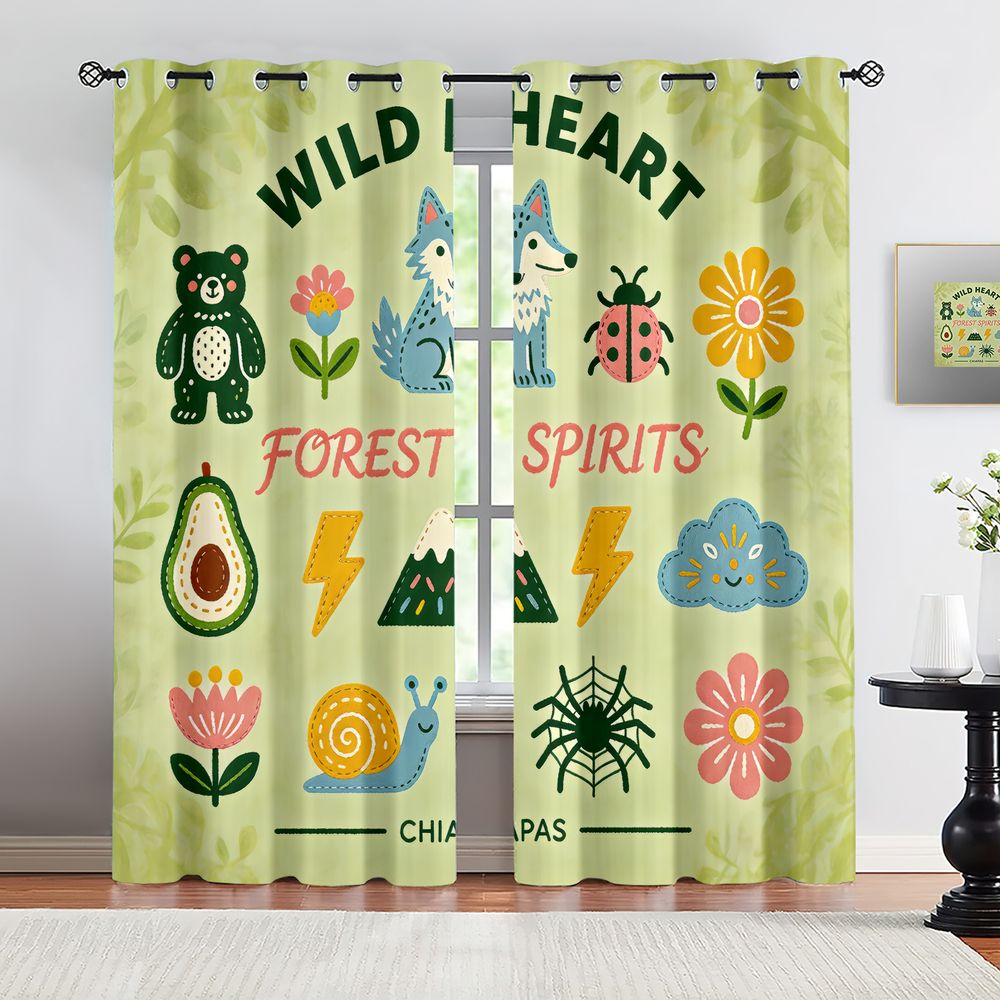 Home Office In Living Room - Wild Heart Forest Spirits Wolf Bear
