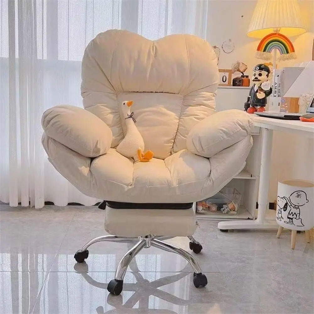 Home Office In Living Room - Ergonomic Recliner Chair with Lumbar Support