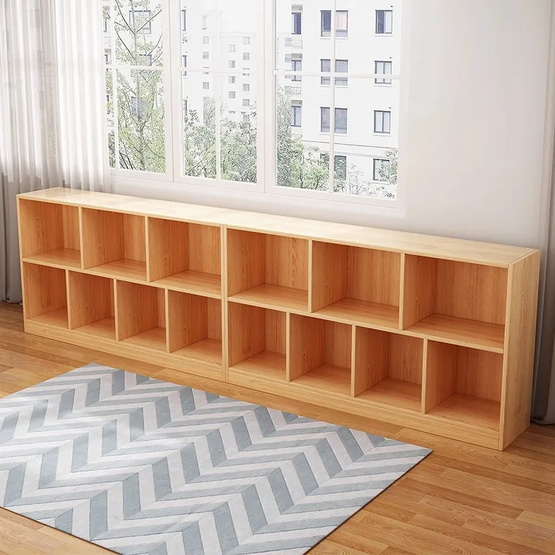 Bookcase Wood Shelf - Multi-functional Floor-to-ceiling bookshelf Open compartment Storage