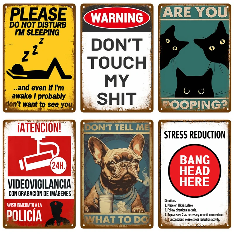 Home Office Quotes - High Definition Metal Tin Sign Funny