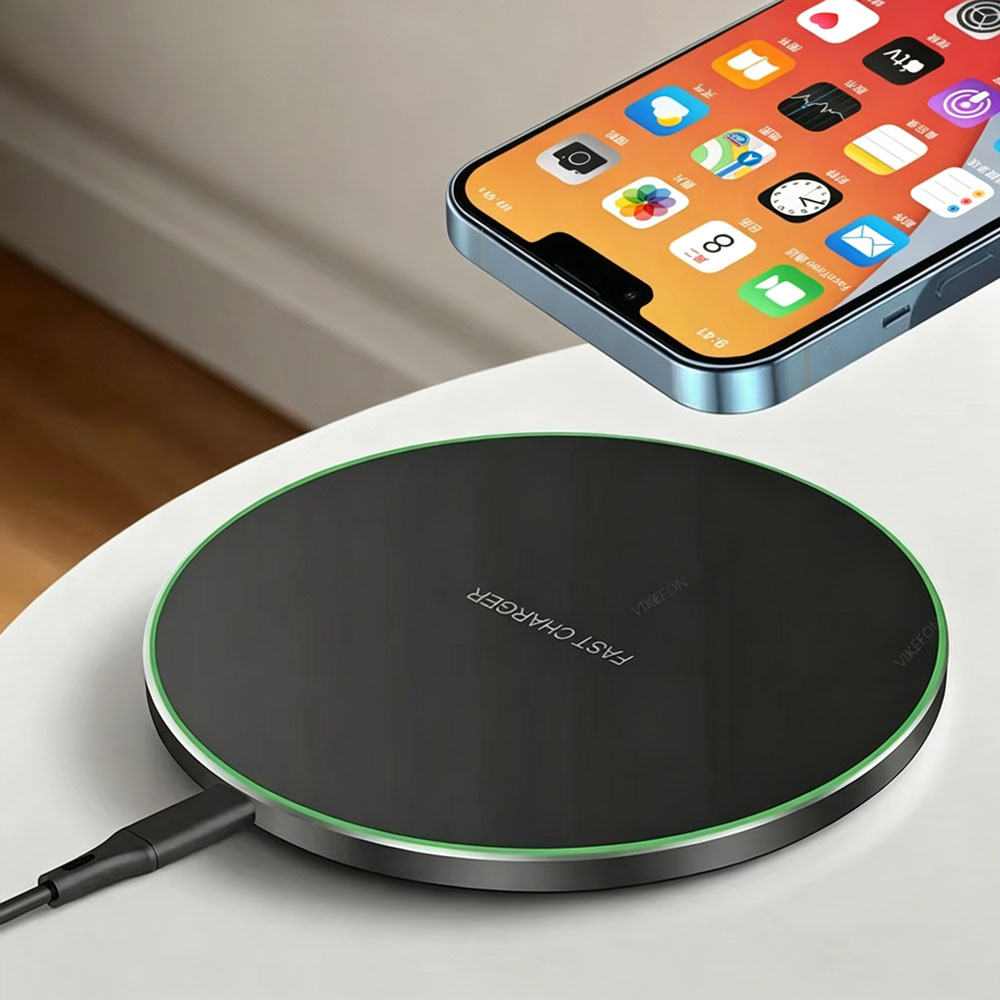 Desk Charging Station - Lightweight Wireless Charger Desktop Pad For