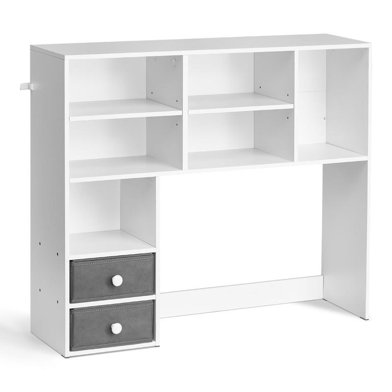 Home Office With Bookshelves - Desktop Bookshelf, 3-Tier Desktop Storage Organizer,