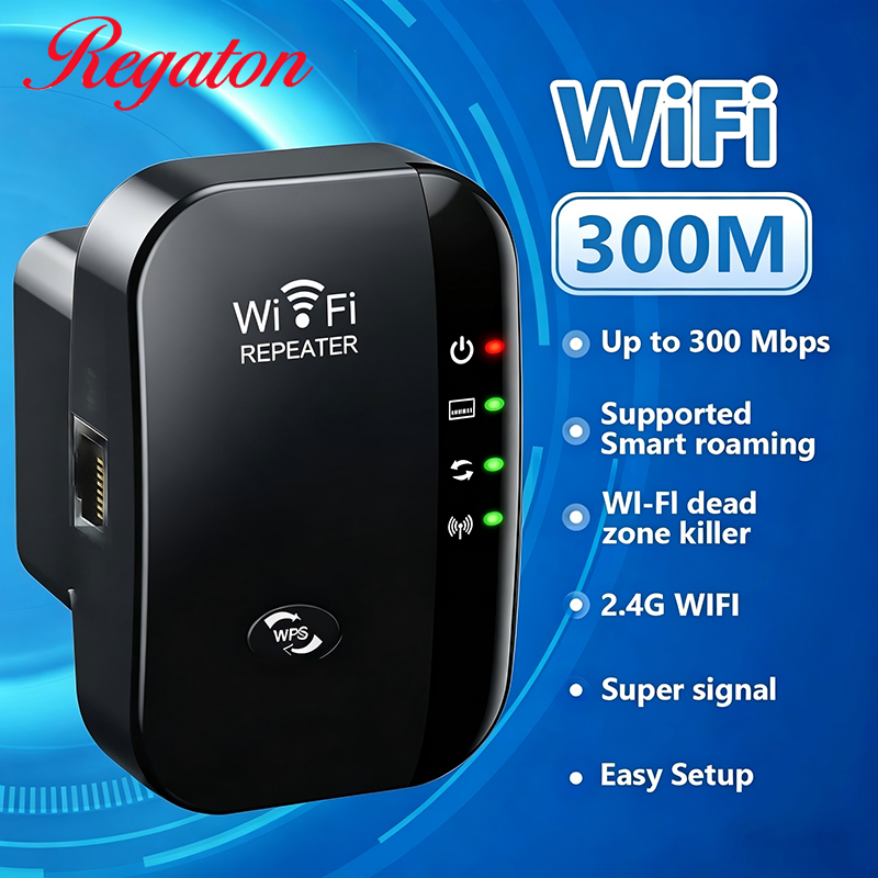 Home Office Work - Wireless 300M 2.4GHz WiFi Range Extender,
