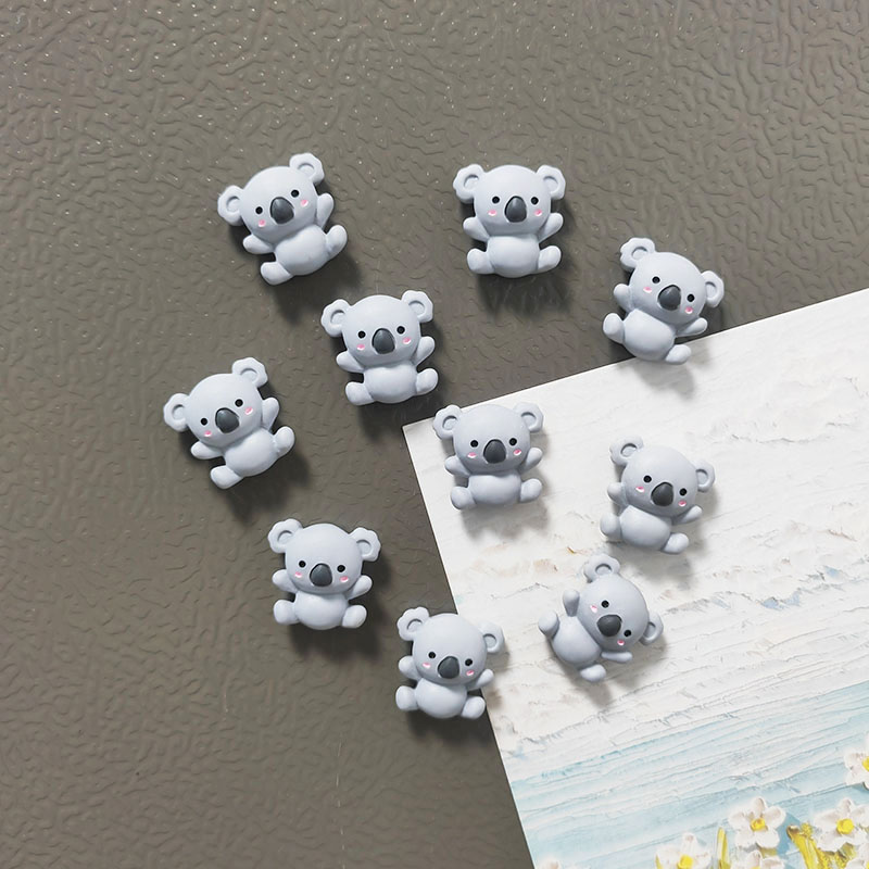 Home Office Australia - 6pcs Cute Australia Koala Resin Fridge