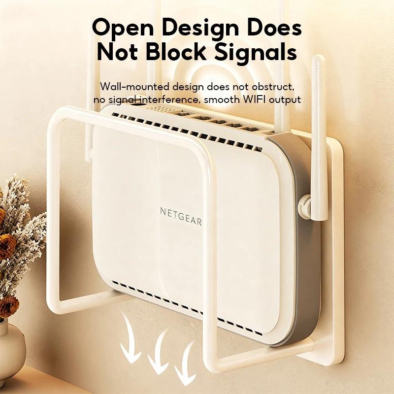 Home Office Box - No Punch Wall Router Bracket Self