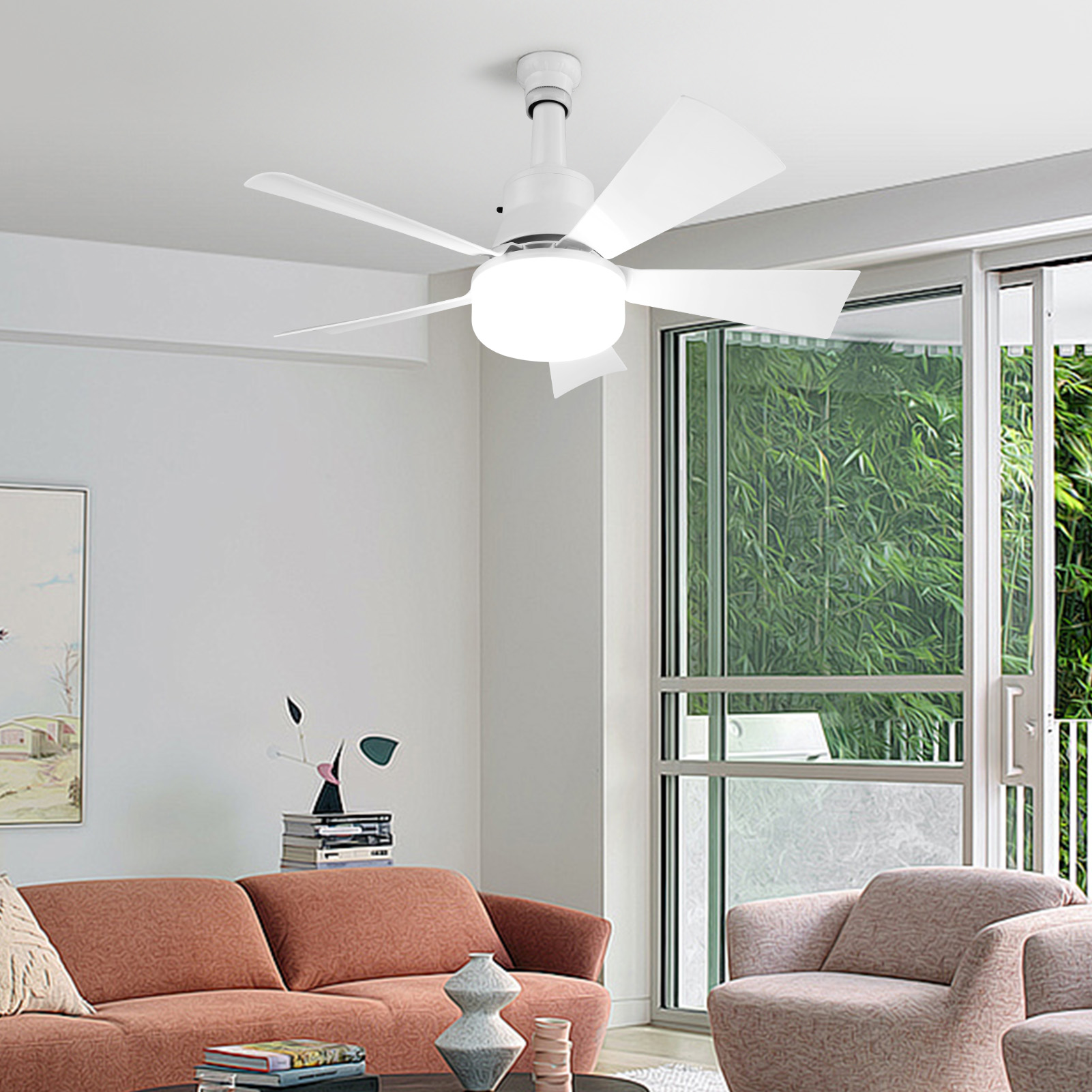 2-in-1 Socket Ceiling Fans Lig - Home Office In Living Room recension och pris