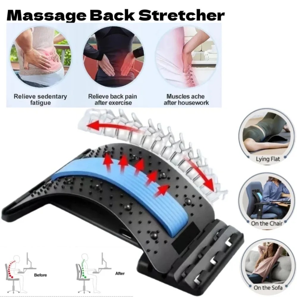 Lumbar Back Stretcher 4 Level  - Home Office Work recension och pris