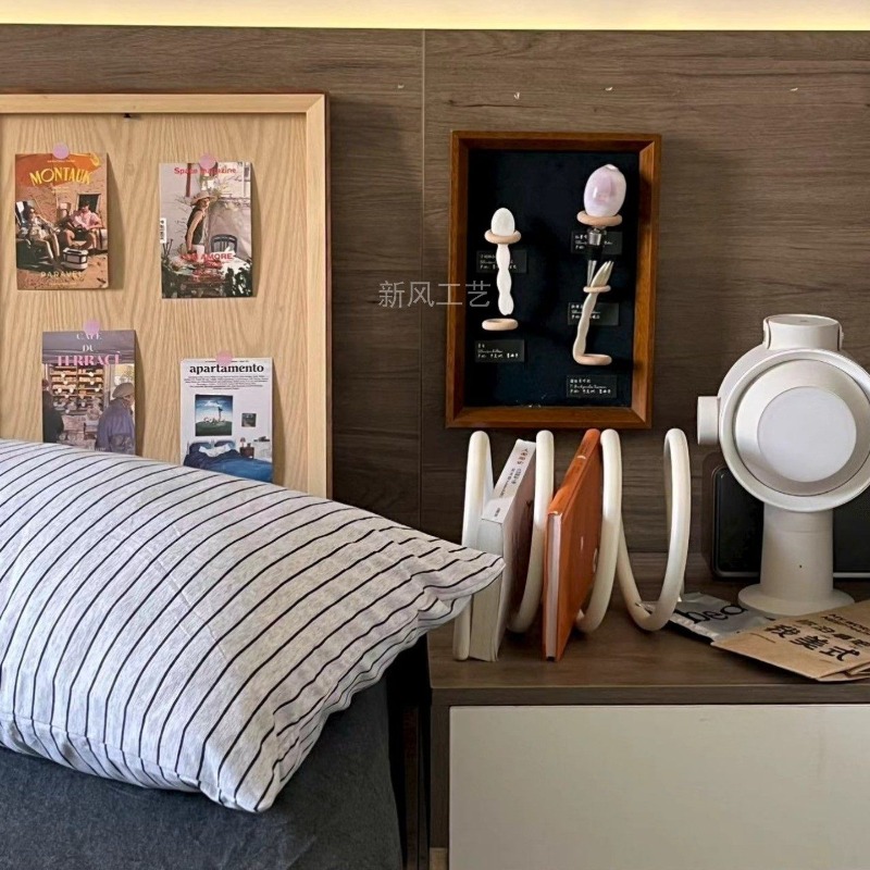 Creative Minimalist Metal Maga - Home Office With Bookshelves recension och pris