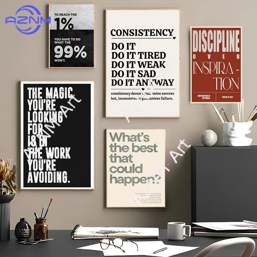 Minimalist Motivational Quotes - Home Office Quotes recension och pris