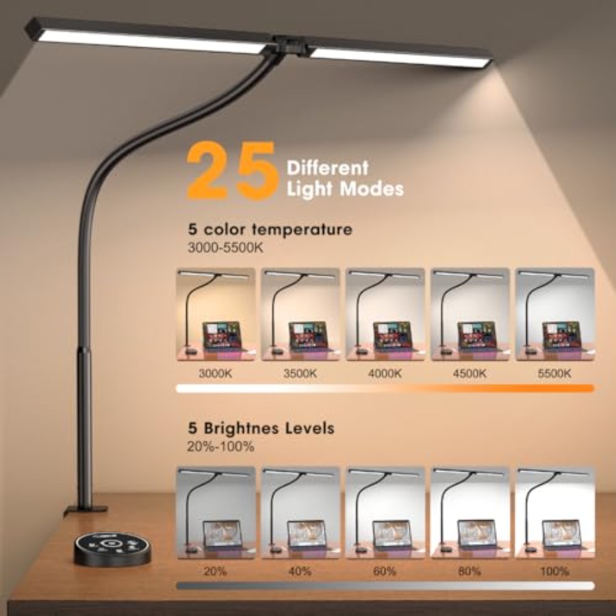 Led Desk Lamp for Office Home  - Home Office Work recension och pris
