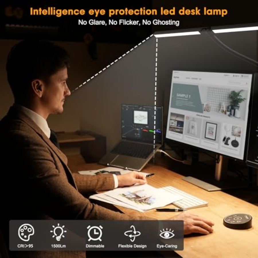 Led Desk Lamp for Office Home  - Home Office Work recension och pris