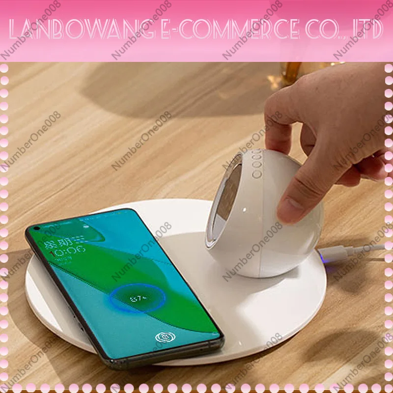 Wireless Charger Night Light,  - Desk Charging Station recension och pris