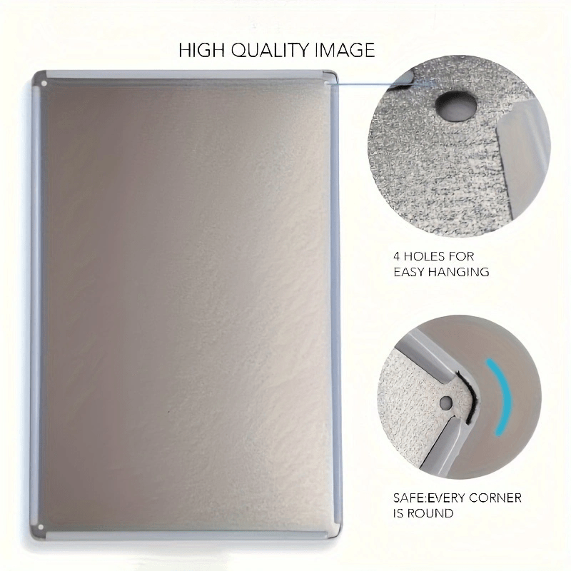 CIFBUY Vintage Aluminum Wall A - Home Office Free recension och pris