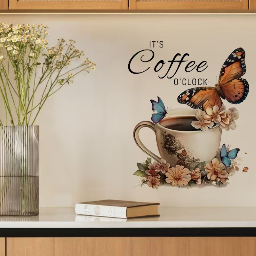 IT's Coffee O'Clock Creative P - Home Office Backdrop recension och pris