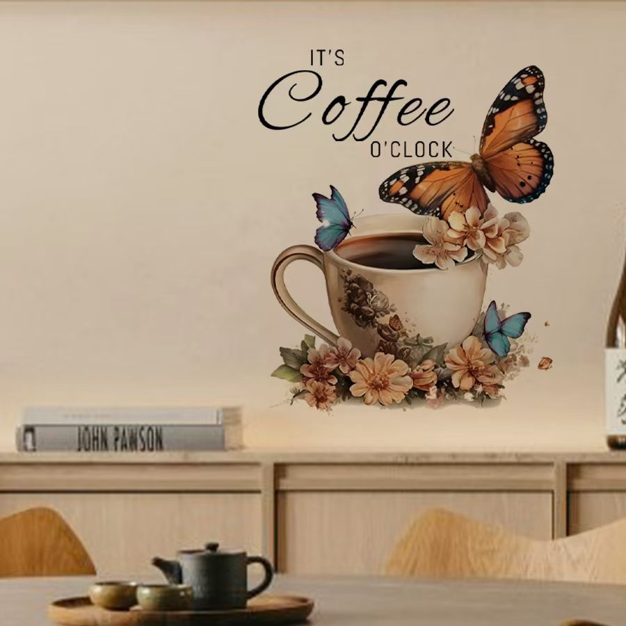 IT's Coffee O'Clock Creative P - Home Office Backdrop recension och pris