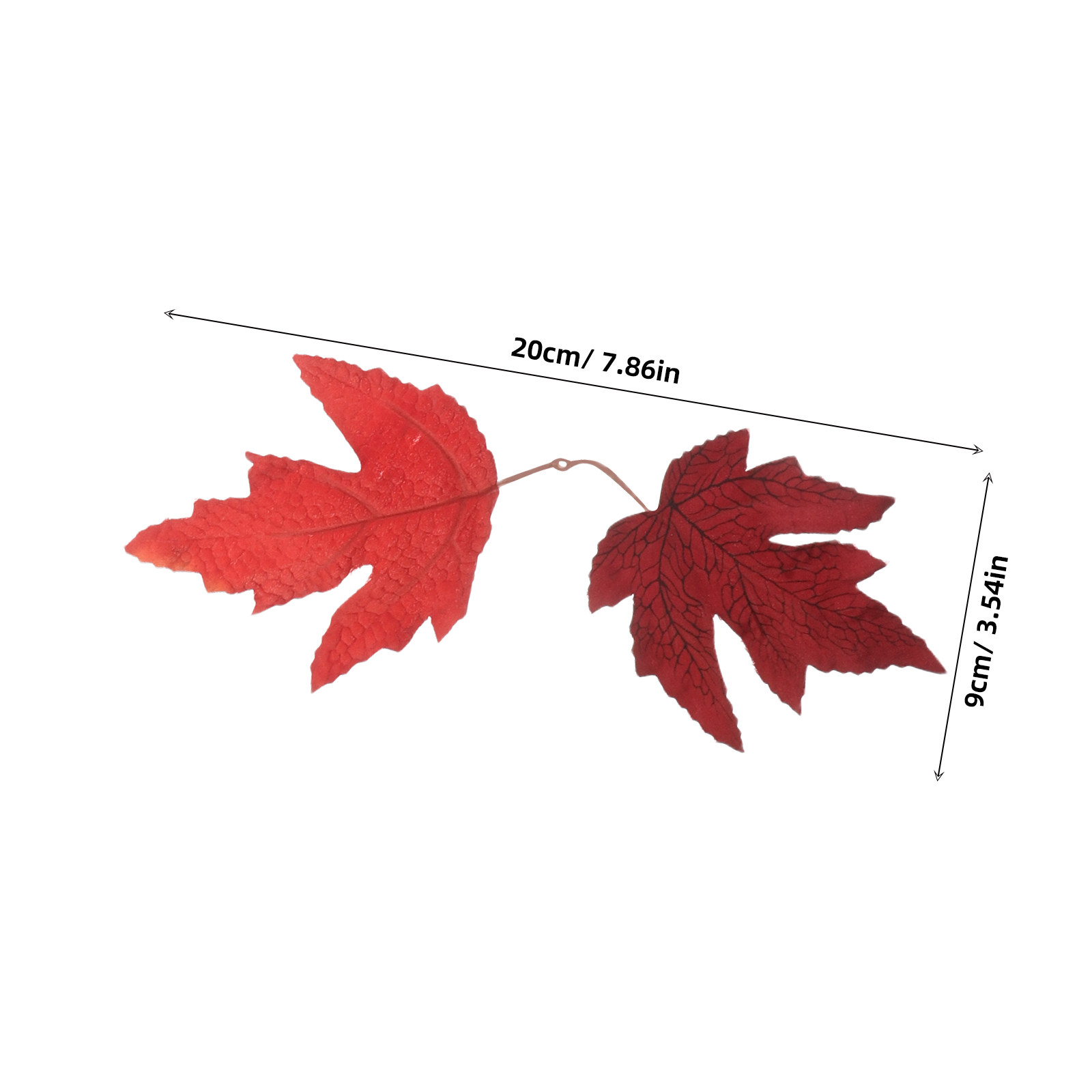 90Pcs Lifelike Fabric Maple Le - Home Office Backdrop recension och pris