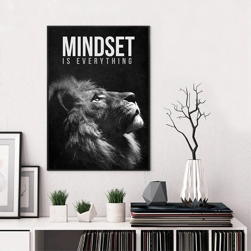 1pc frameless Motivational Quo - Home Office Quotes recension och pris