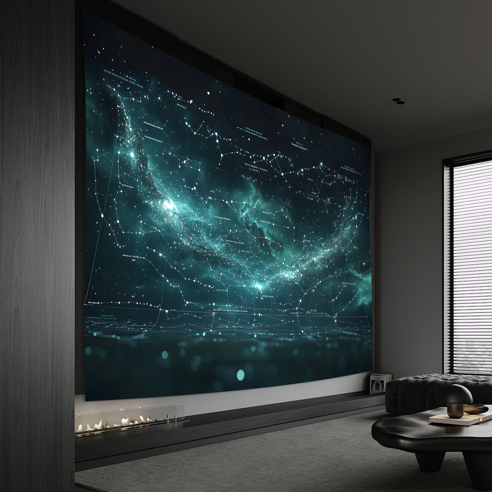 Starry Night Backdrop Cloth -  - Home Office Backdrop recension och pris