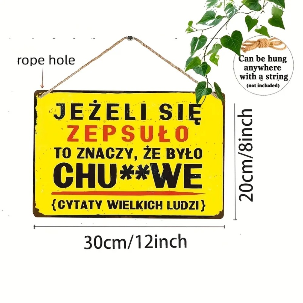 Tin Sign - Vintage Durable Met - Home Office Quotes recension och pris