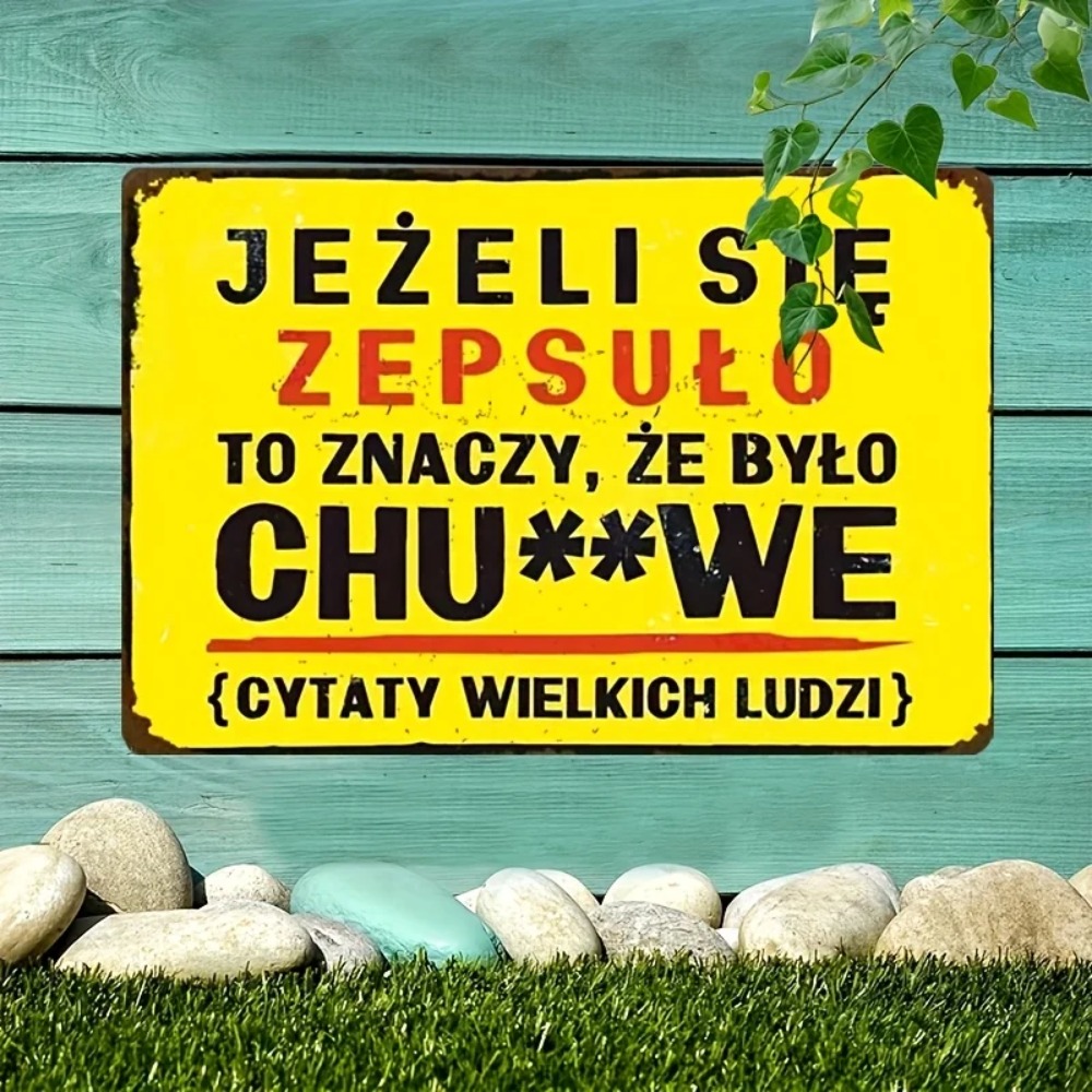 Tin Sign - Vintage Durable Met - Home Office Quotes recension och pris
