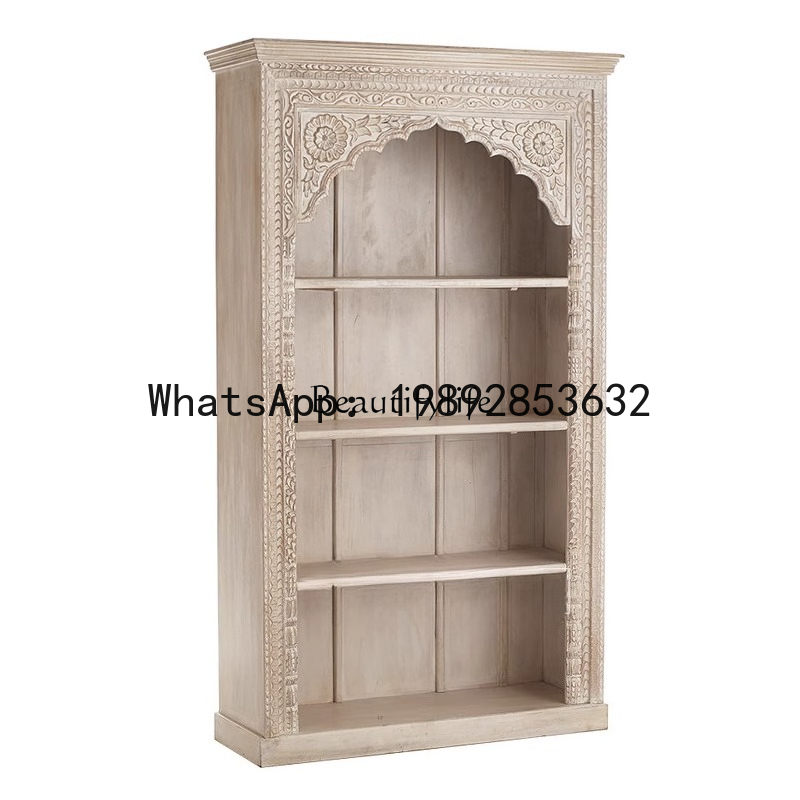 LYY American country old solid - Bookcase Wood Shelf recension och pris
