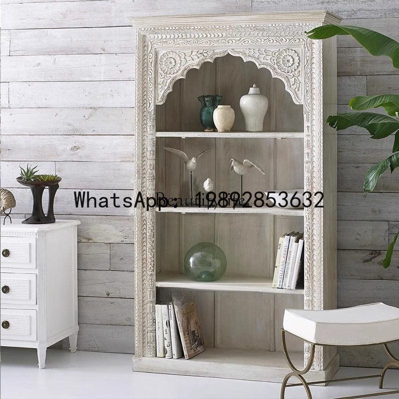 LYY American country old solid - Bookcase Wood Shelf recension och pris