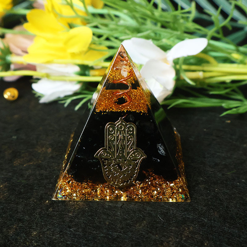 Hamsa Hand Resin Crystal Pyram - Home Office Free recension och pris