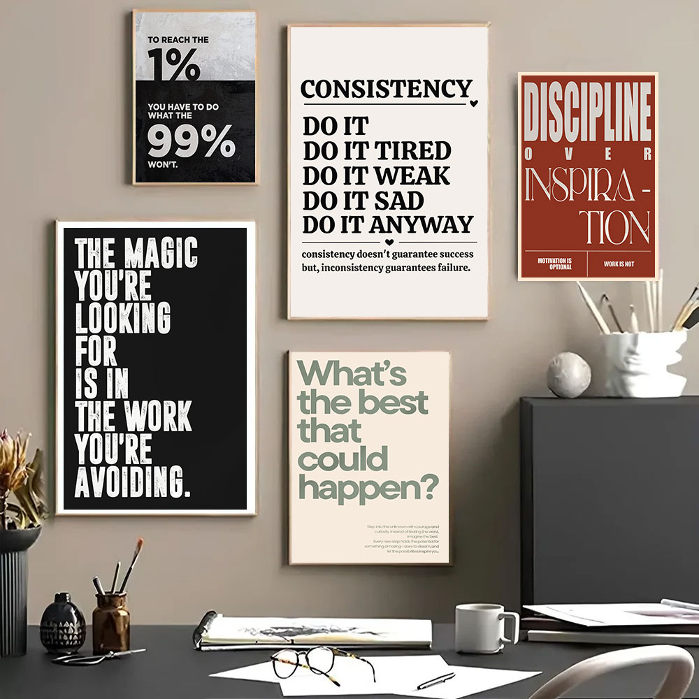 Minimalist Motivational Quotes - Home Office Quotes recension och pris