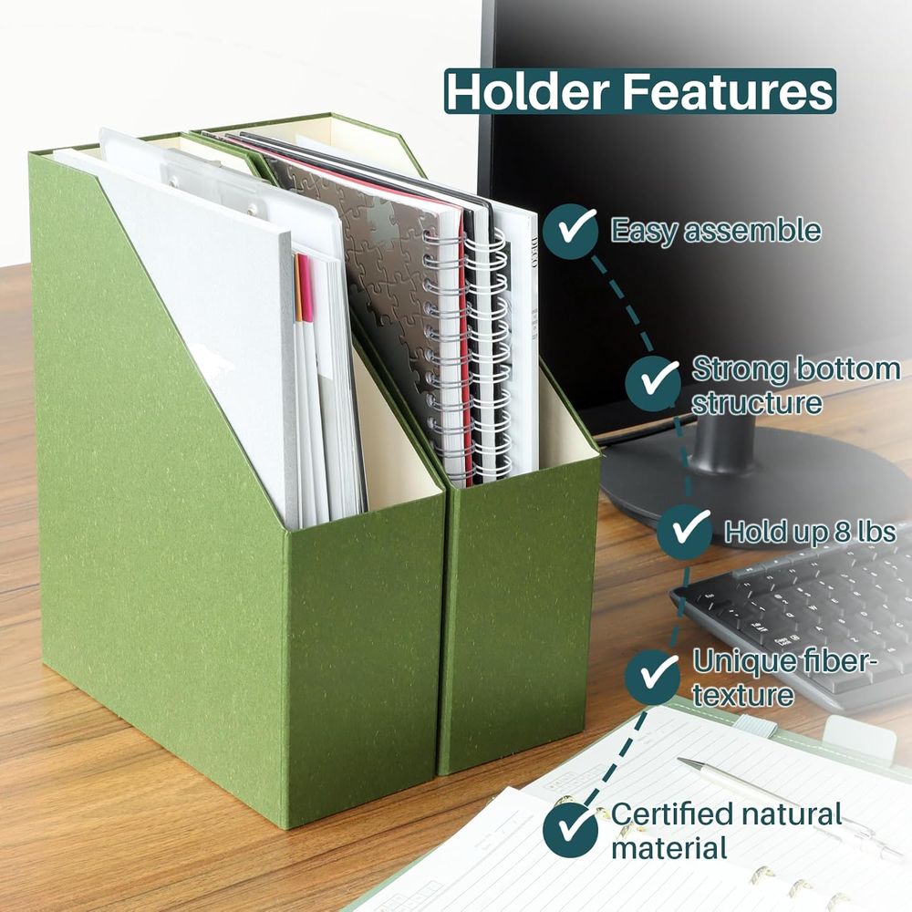 Magazine Holder - Desk Organiz - Home Office Box recension och pris