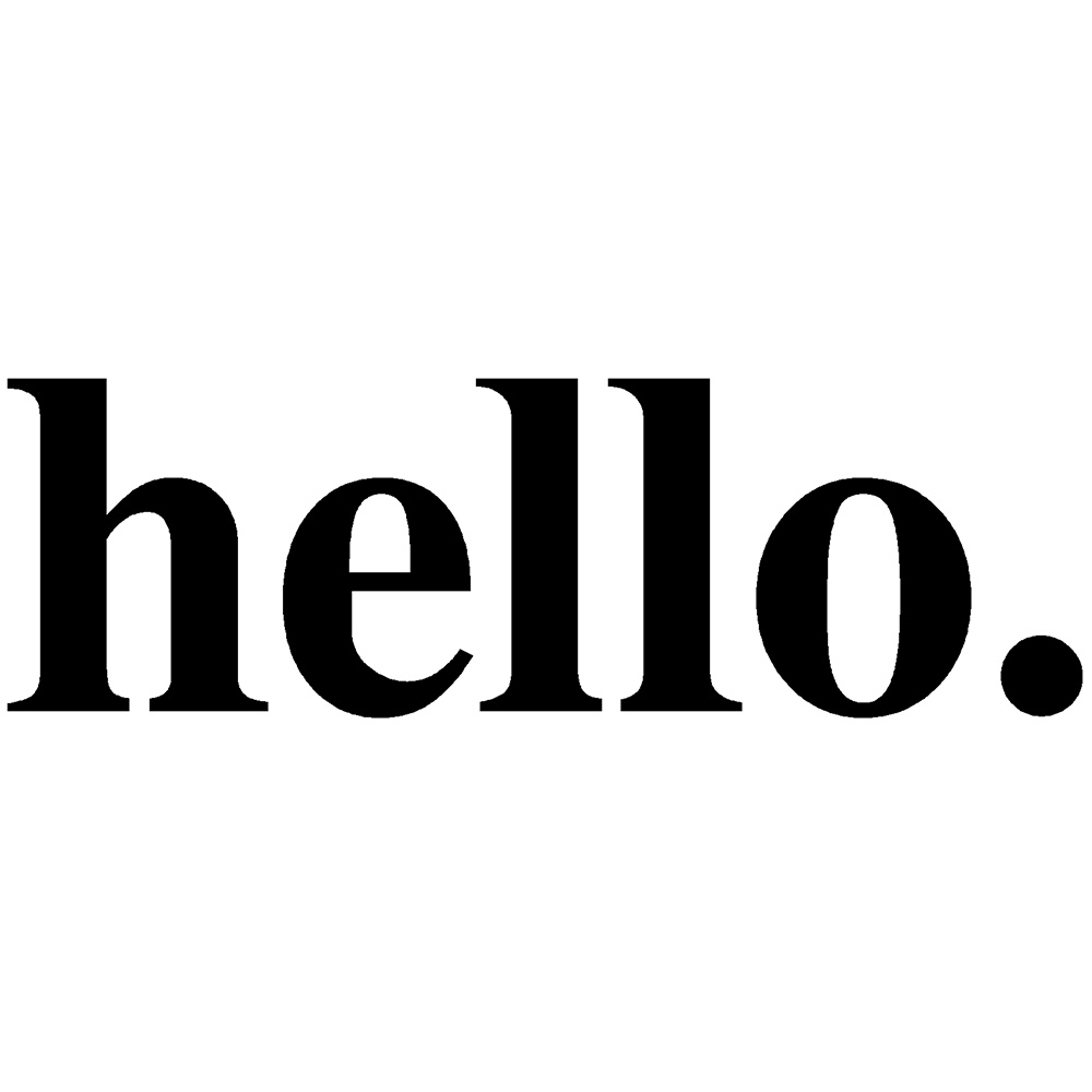 Hello Quotes Wall Sticker Viny - Home Office Quotes recension och pris