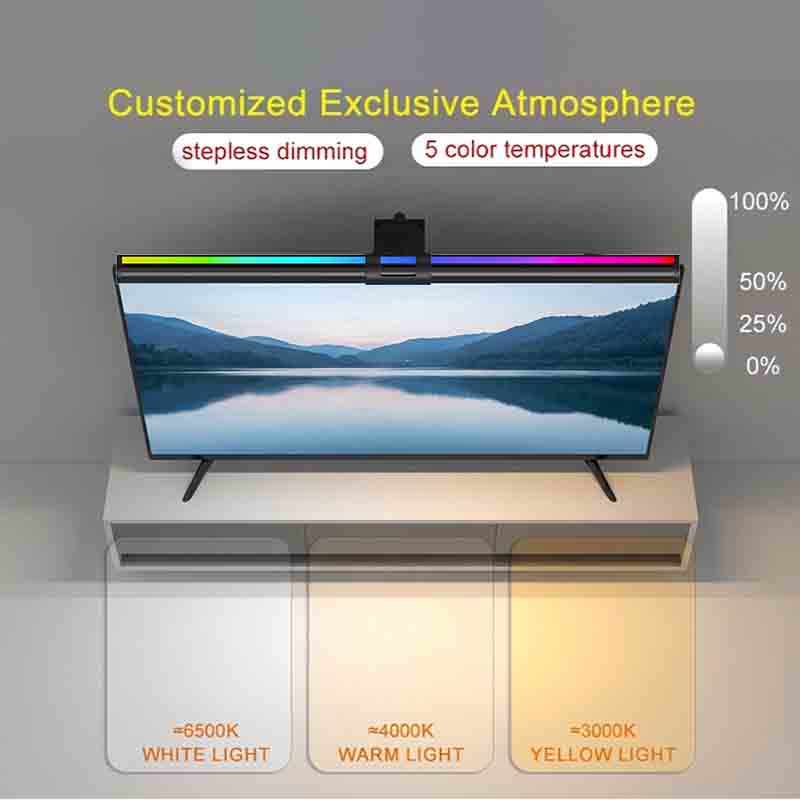 RGB Light 60/80cm Game Atmosph - Home Office Work recension och pris