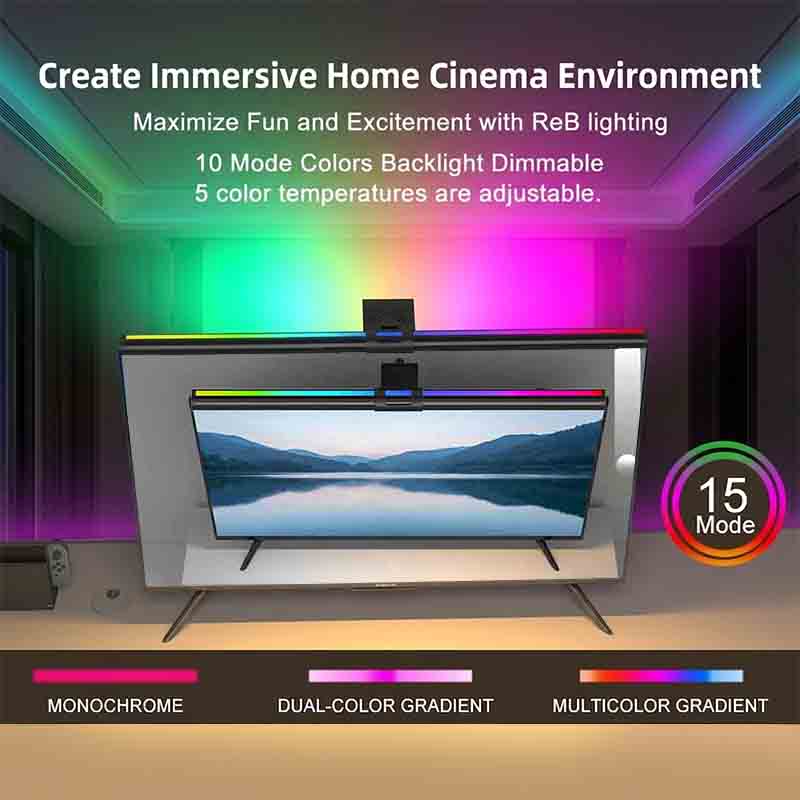 RGB Light 60/80cm Game Atmosph - Home Office Work recension och pris