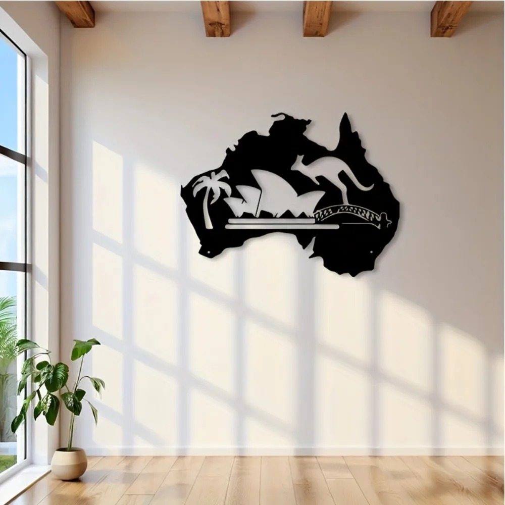 Australia Kangaroo Metal Wall  - Home Office Australia recension och pris
