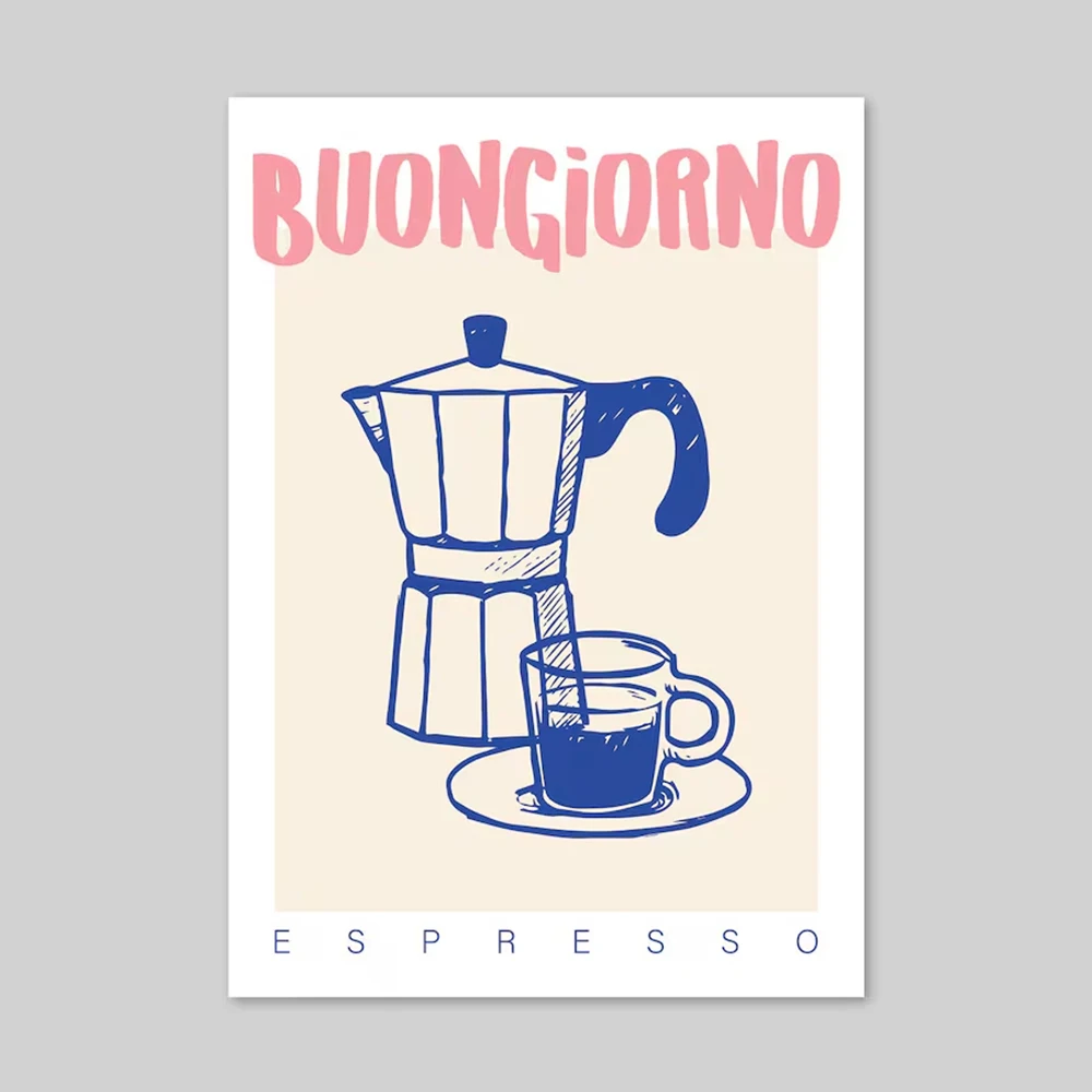 Modern Coffee Espresso Wall Ar - Home Office Design recension och pris