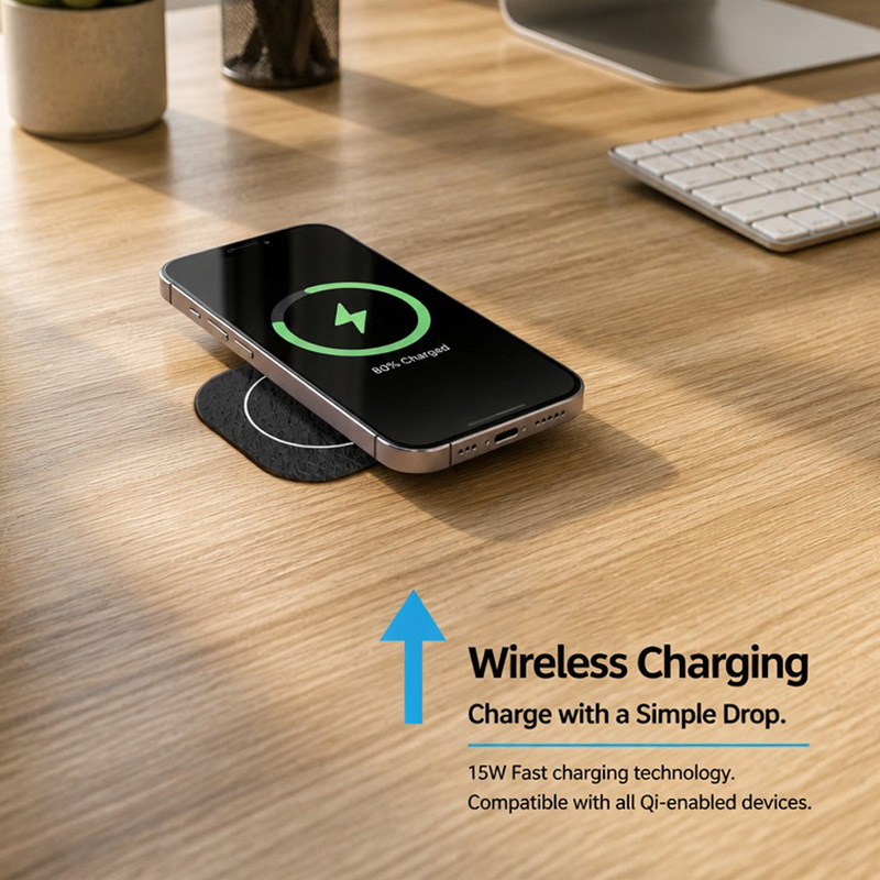 Embedded Desk Wireless Charger - Desk Charging Station recension och pris