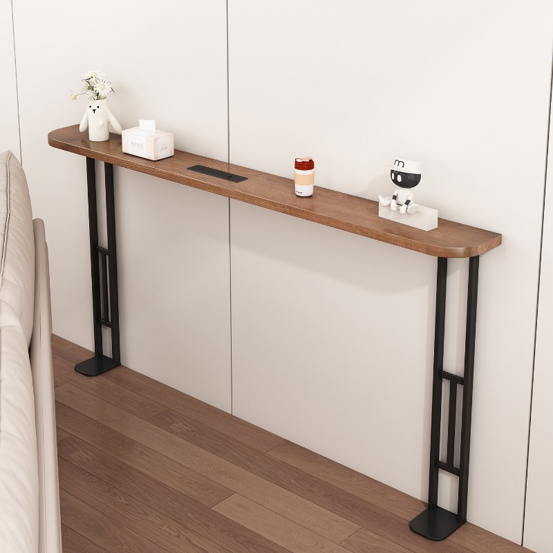 Solid Wood Narrow Console Tabl - Bookcase Wood Shelf recension och pris