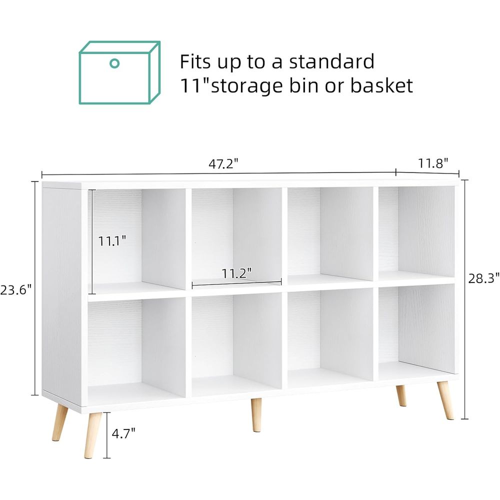 2 Tier Wooden Bookshelf with L - Home Office With Bookshelves recension och pris