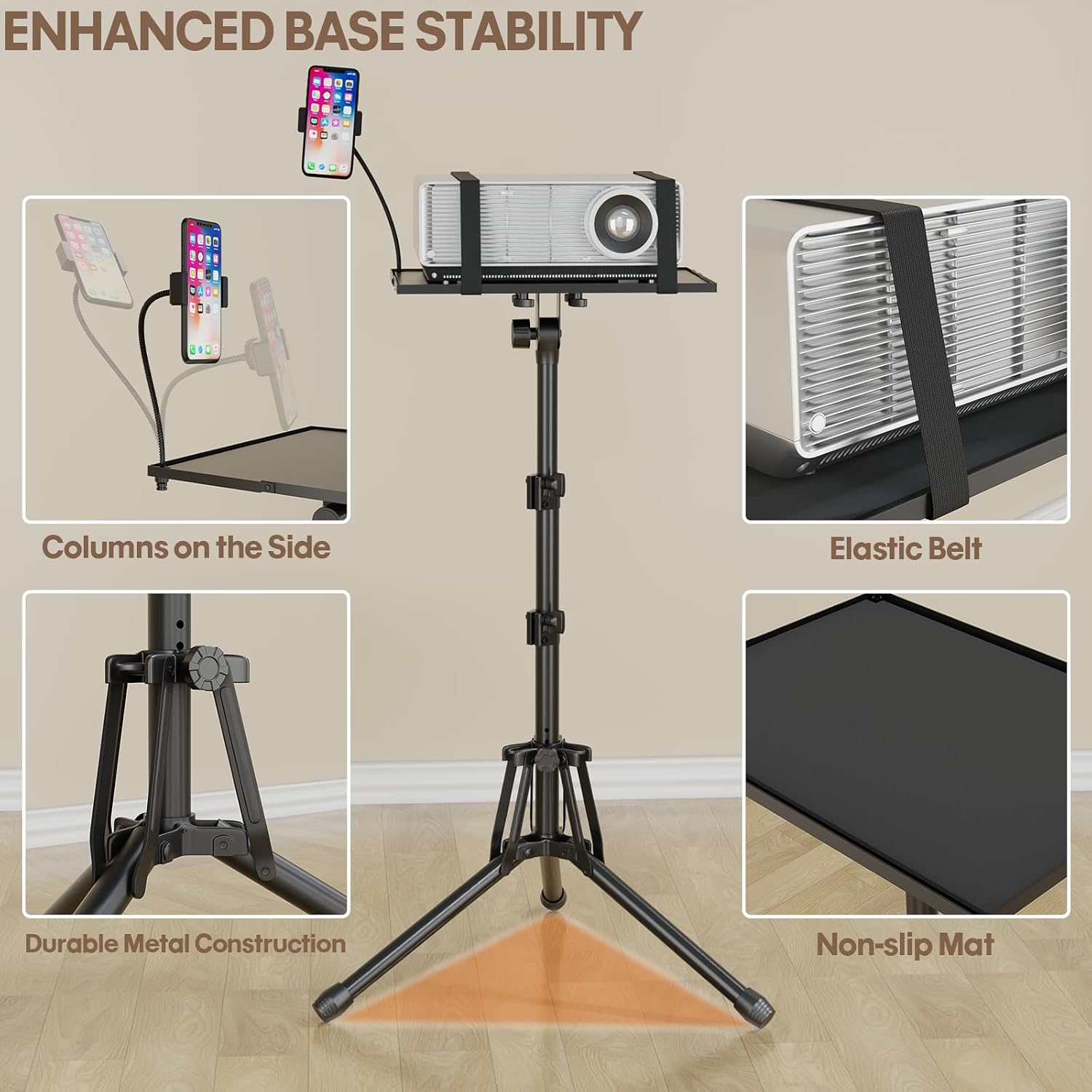 Adjustable Projector Stand 20- - Home Office Free recension och pris
