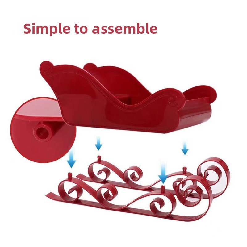 Mini Cute Sleigh Ornament for  - Home Office With Bookshelves recension och pris