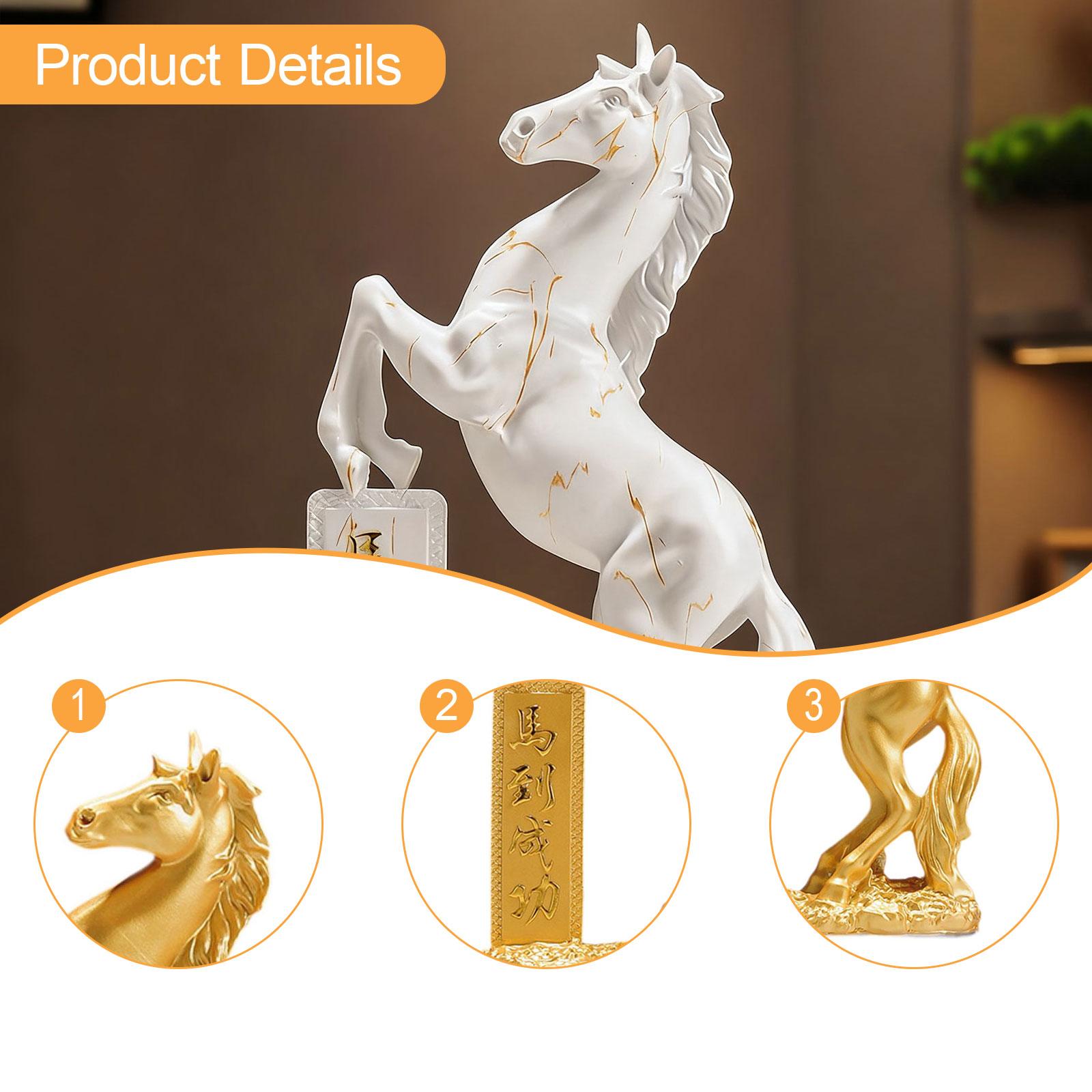Horse Statue Resin Decoration  - Home Office Representative recension och pris