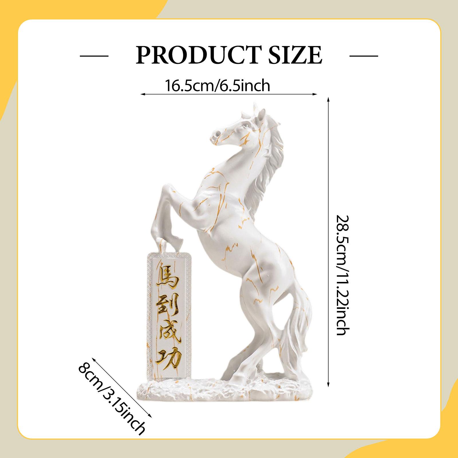Horse Statue Resin Decoration  - Home Office Representative recension och pris