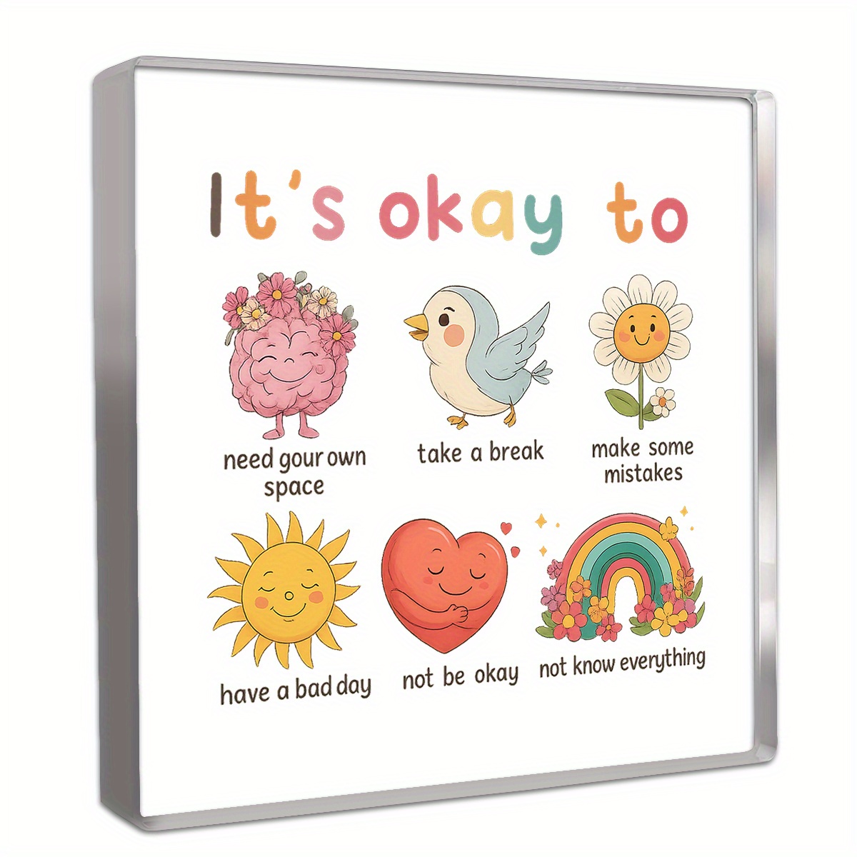 Brain Mental Health Awareness  - Home Office Quotes recension och pris