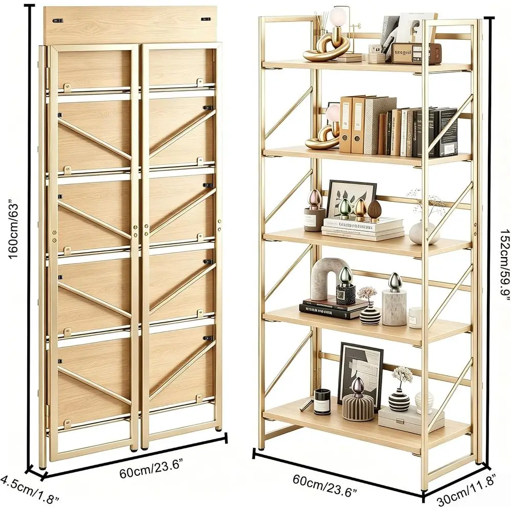 2-in-1 Convertible Bookshelf,  - Home Office With Bookshelves recension och pris