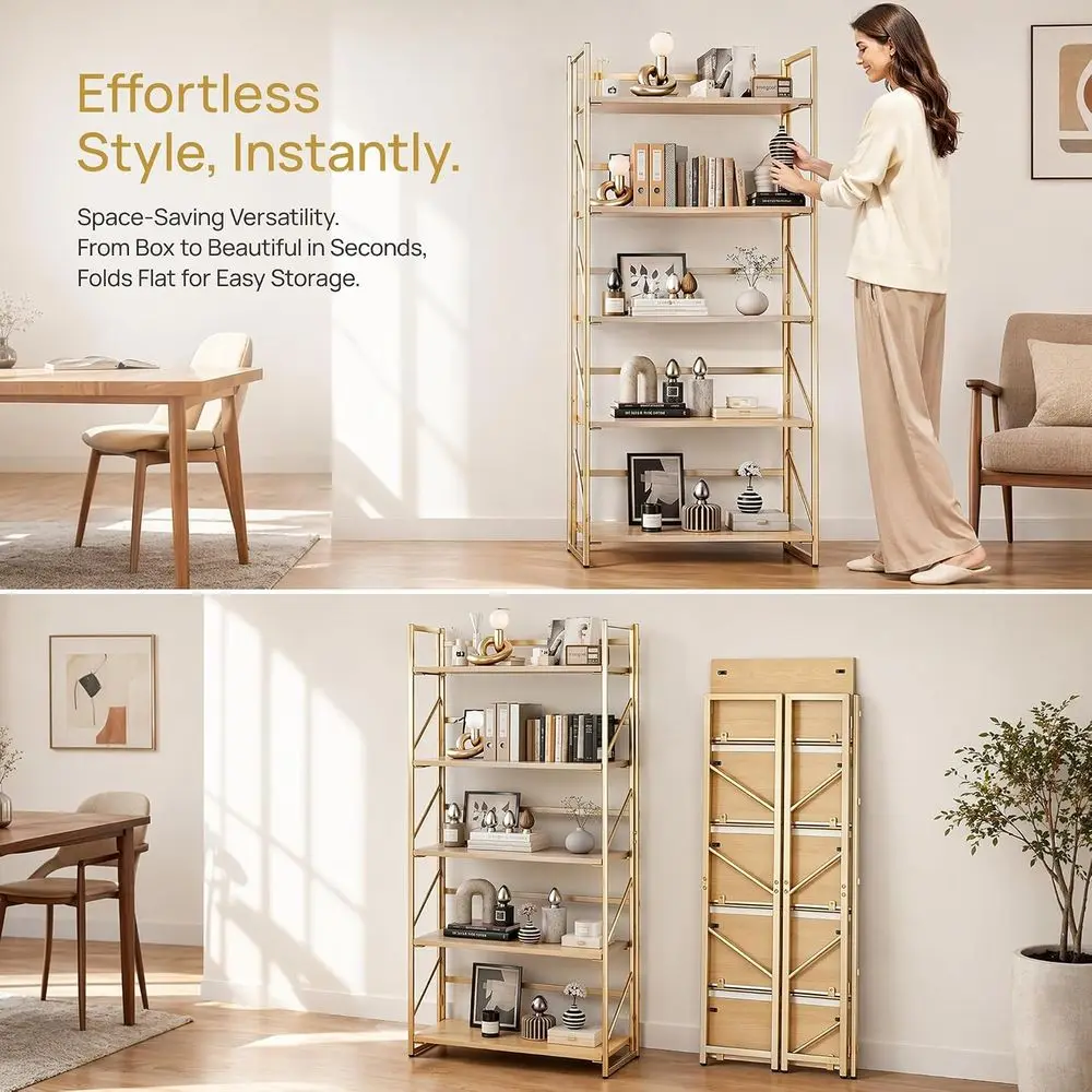 2-in-1 Convertible Bookshelf,  - Home Office With Bookshelves recension och pris