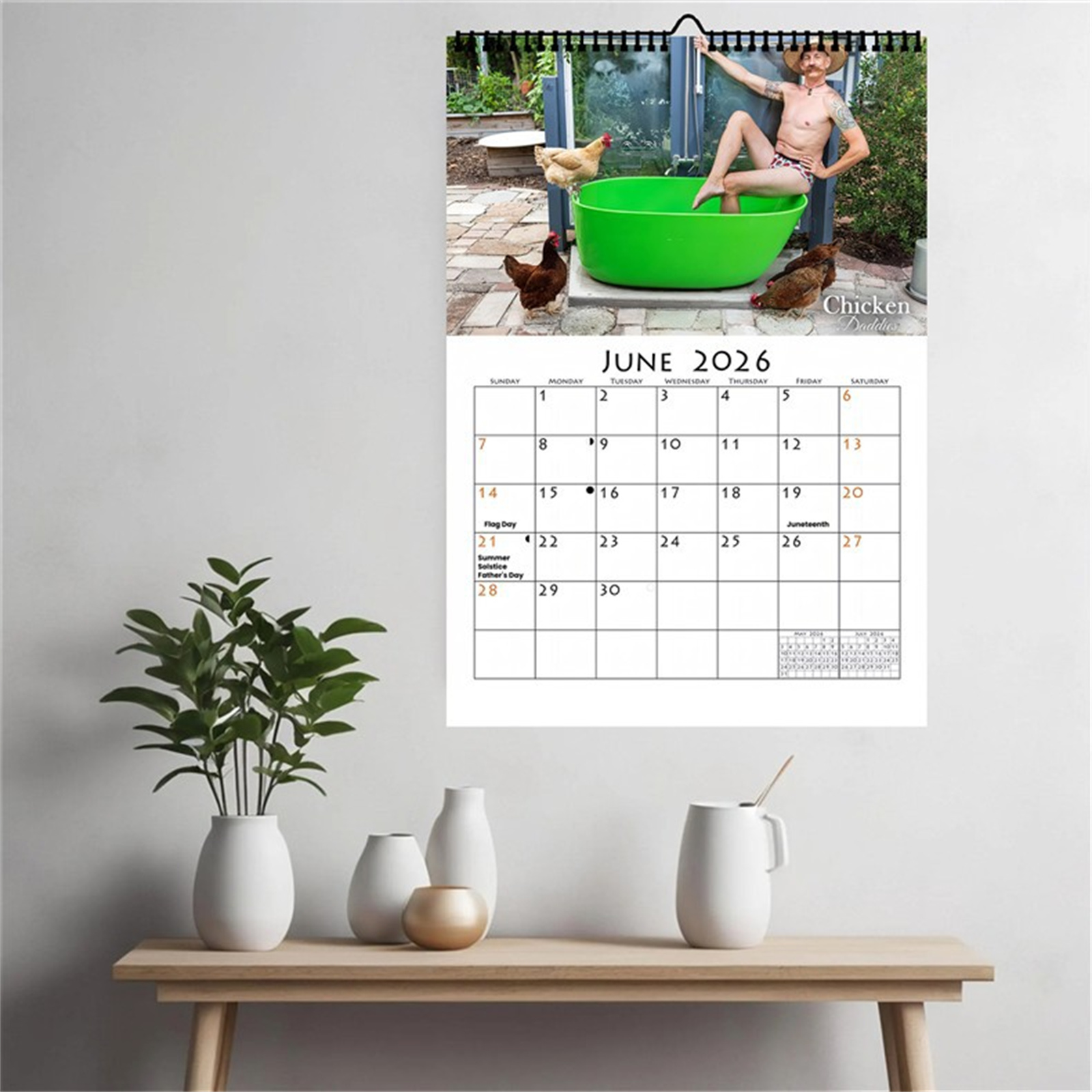 2026 Funny Chicken Daddy Wall  - Home Office Design recension och pris