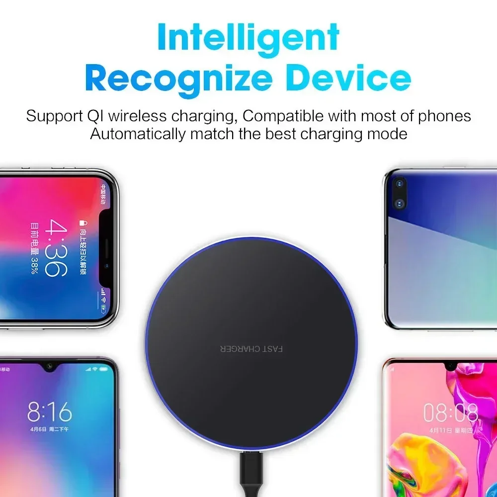 Lightweight Wireless Charger D - Desk Charging Station recension och pris