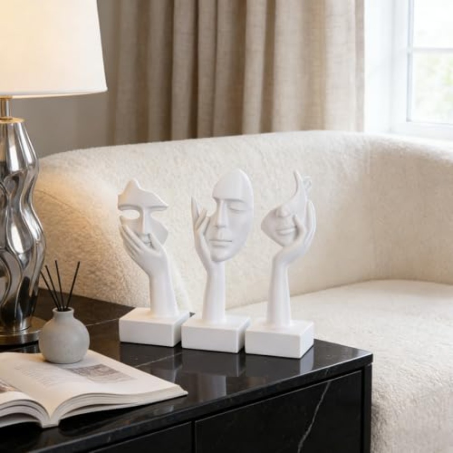 Thinker Large Statue Set - Art - Home Office In Living Room recension och pris