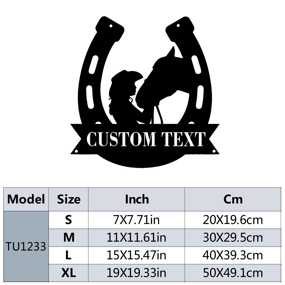 1pc Fashion Customized Horsesh - Home Office In Living Room recension och pris
