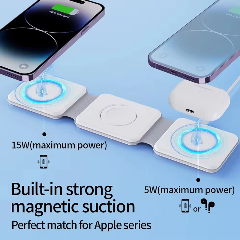 Universal Qi2 Magnetic Foldabl - Desk Charging Station recension och pris